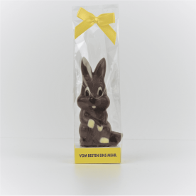 Osterhase Kickboarder im Glas - mit Deckel aus Olivenholz von Holzlaebe