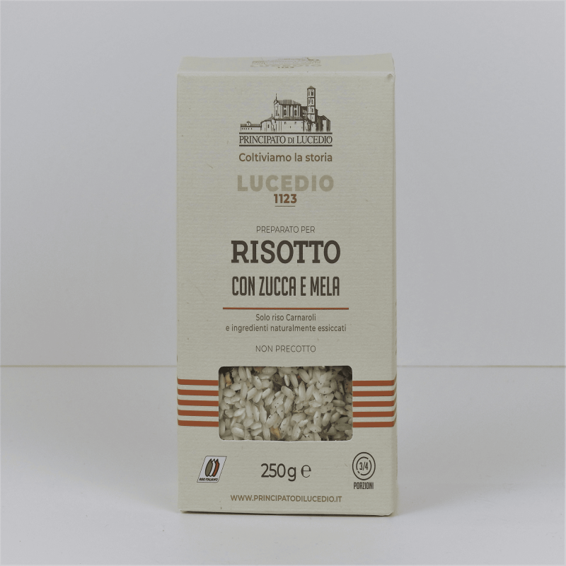 Biscotti, Baci, Konfitüre, Reis und.....-Risotto mit Kürbis und Aepfel - Spitzenprodukt von Lucedio-