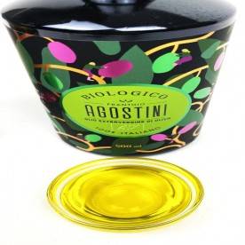 KIT Biologico 500 ml - 2 Flaschen Bio Olivenöl Extra Vergine von Agostini
