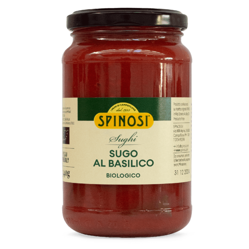 Pasta & Sugo-Basilico - Bio Sugo von Spinosi- Pasta & Sugo-Basilico - Bio Sugo von Spinosi-