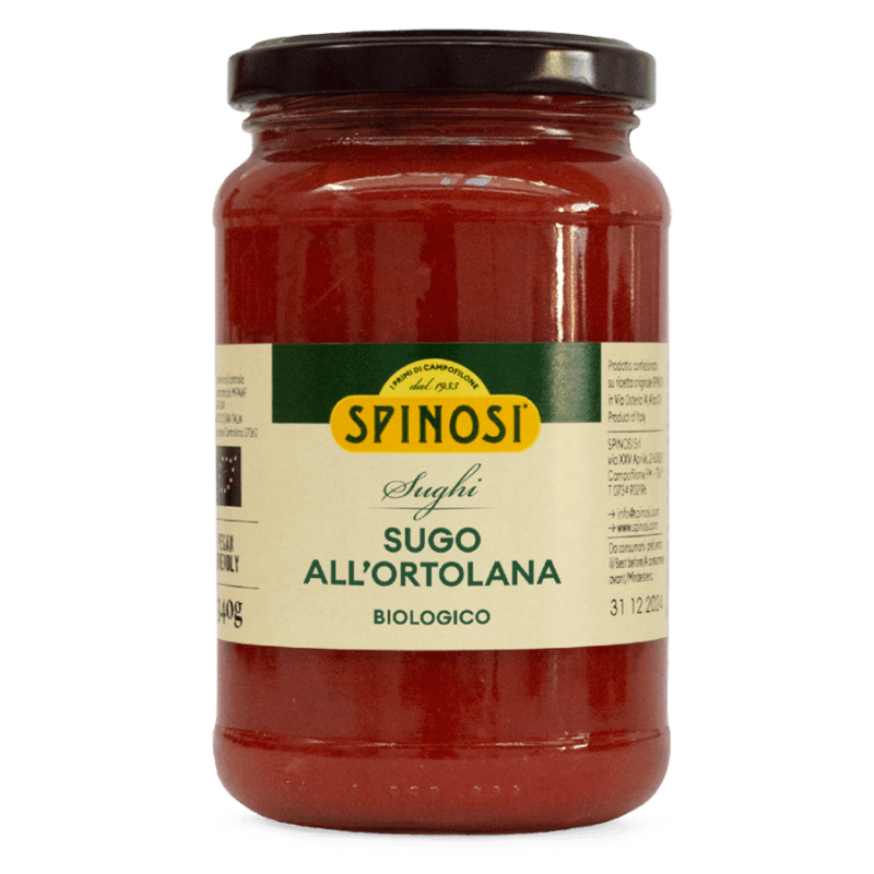 Pasta & Sugo-Ortolana - Bio Sugo von Spinosi- Pasta & Sugo-Ortolana - Bio Sugo von Spinosi-