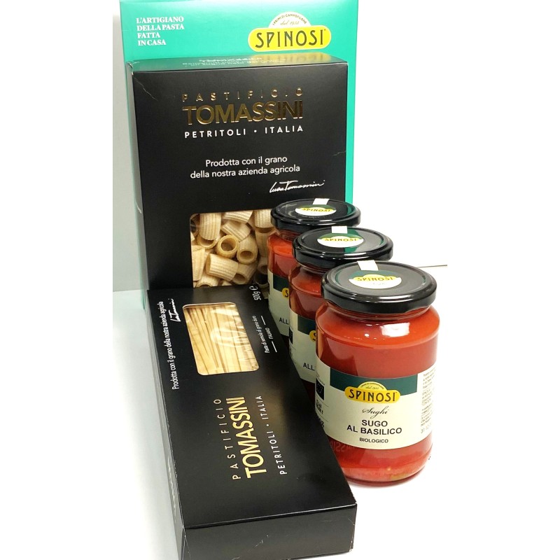 Pasta & Sugo-KIT Pasta e Sugo - für mindestens 3 Pasta Mahlzeiten mit unseren Leaderprodukten-