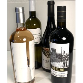 Wein & Spumante-KIT Degustazione - 4 ausgewählte Weine aus der Region "le Marche"-