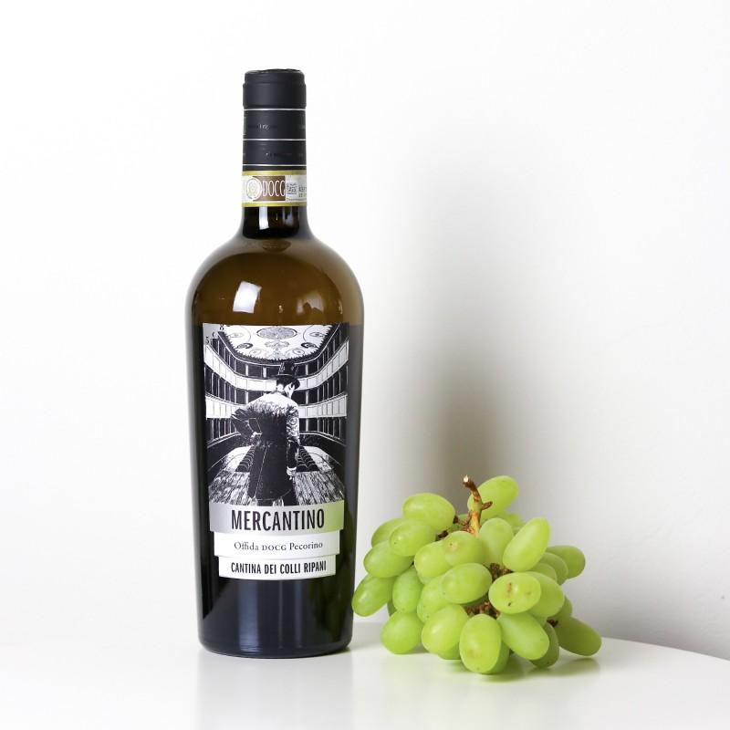 Wein & Spumante-Mercantino - Pecorino Weisswein von Colli Ripani-